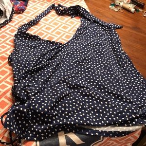 Lands end cover swim top size 10